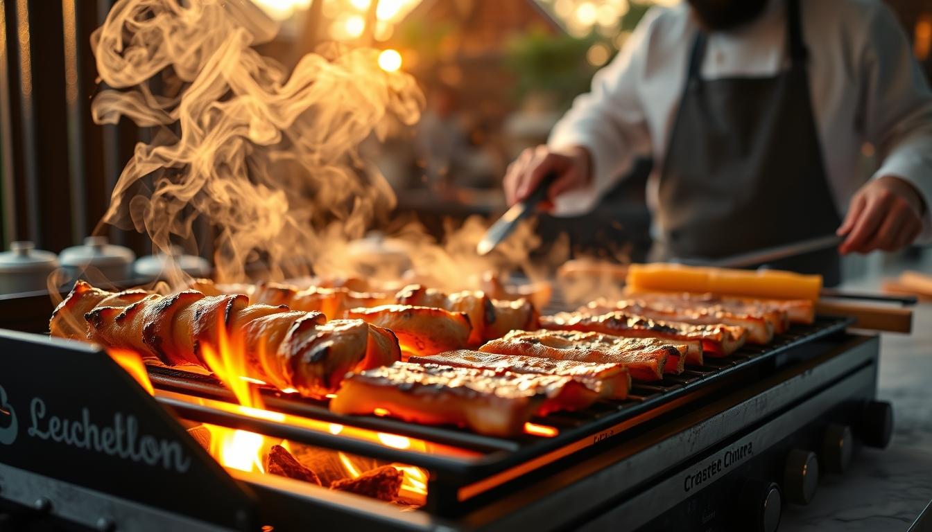 Freshly baked homemade cake in a kitchen setting
